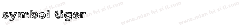 symbol tiger字体转换